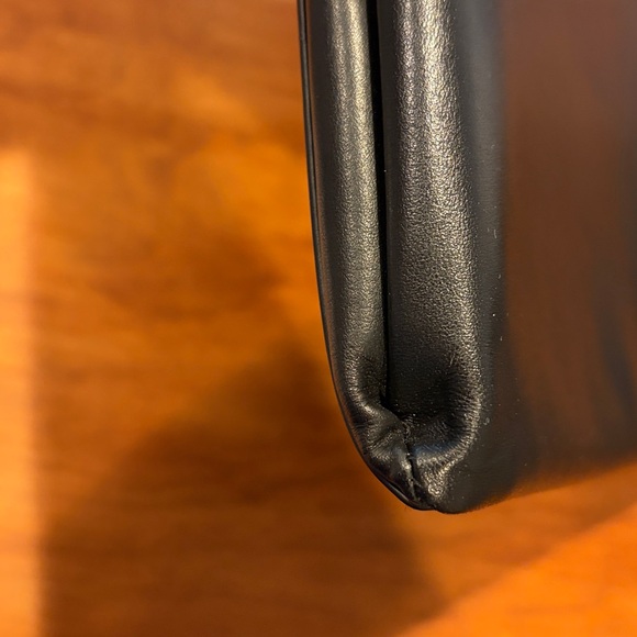 GRAMS(28) EUC 120 Leather Folio Nappa Black Laptop Case Holder Zip - Picture 5 of 11